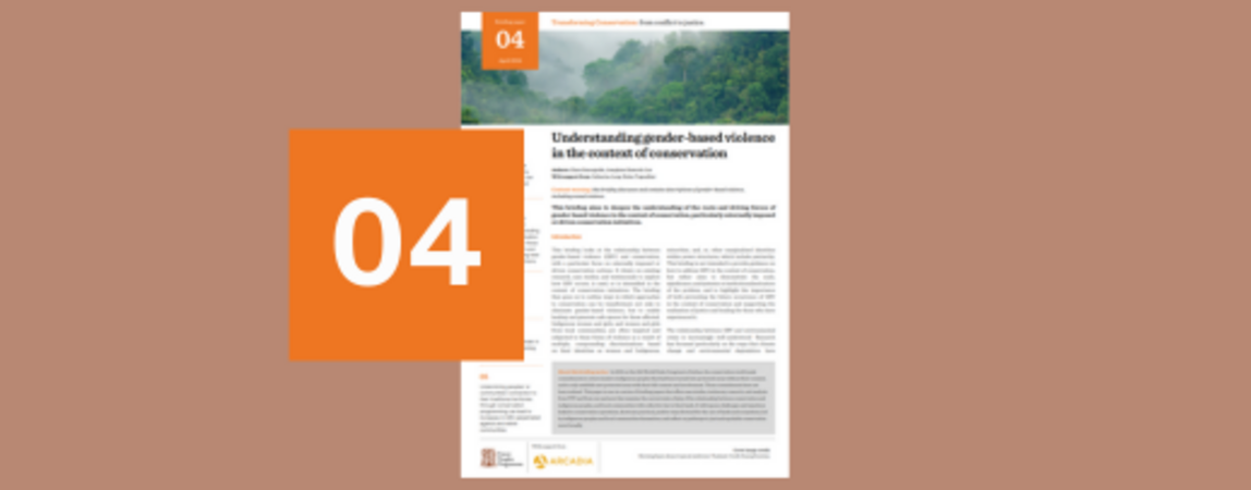 Understanding gender-based violence in the context of conservation
